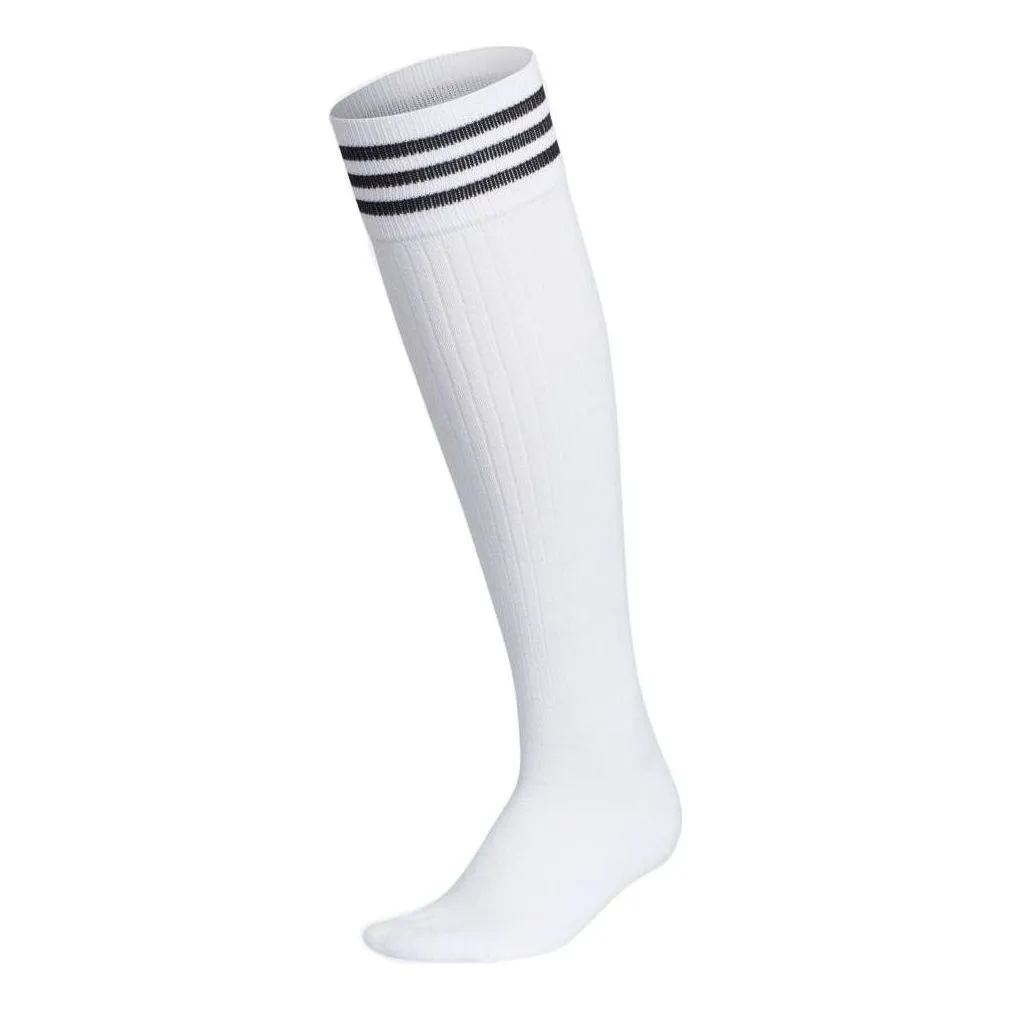 (WMNS) adidas Recycled Materials 3-Stripes Knee-High Socks 'White' HA5946 sold by KicksCrew