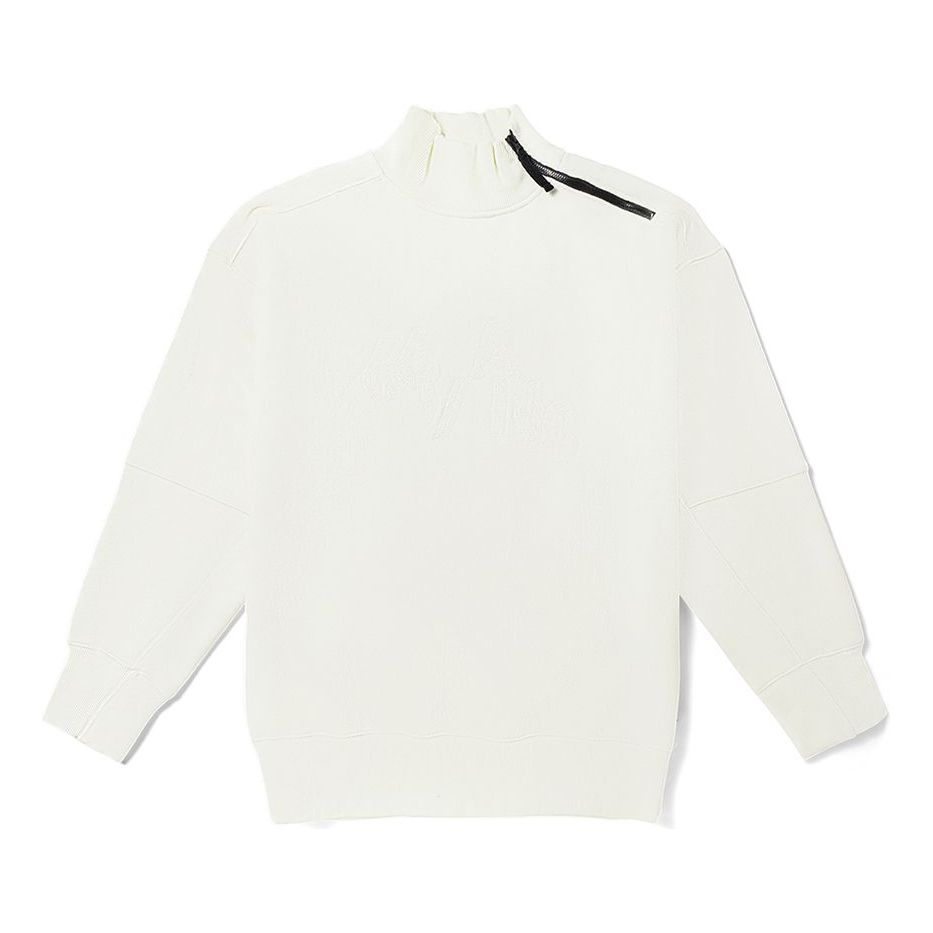 (WMNS) Vans Pullover Zipper Sweatshirt 'White' VN000F2QFS8 sold by KicksCrew