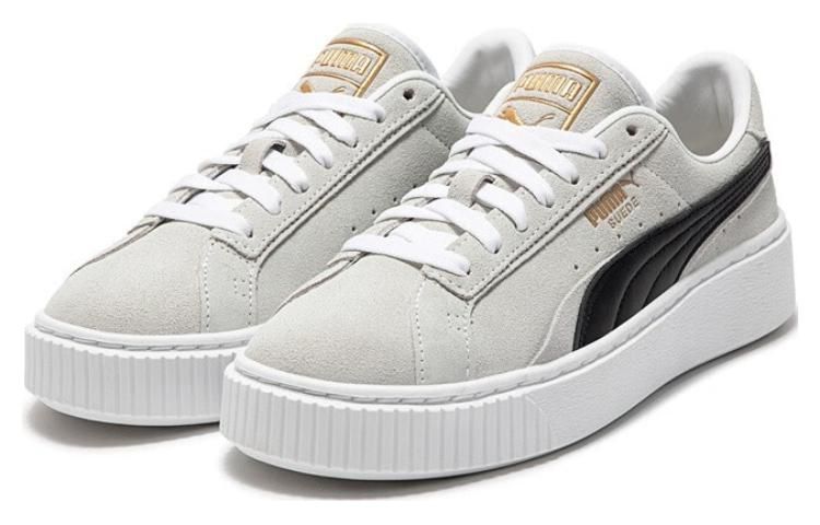 PUMA SuedePlatform 'White and Black' 395225-02 sold by KicksCrew product image thumbnail 3
