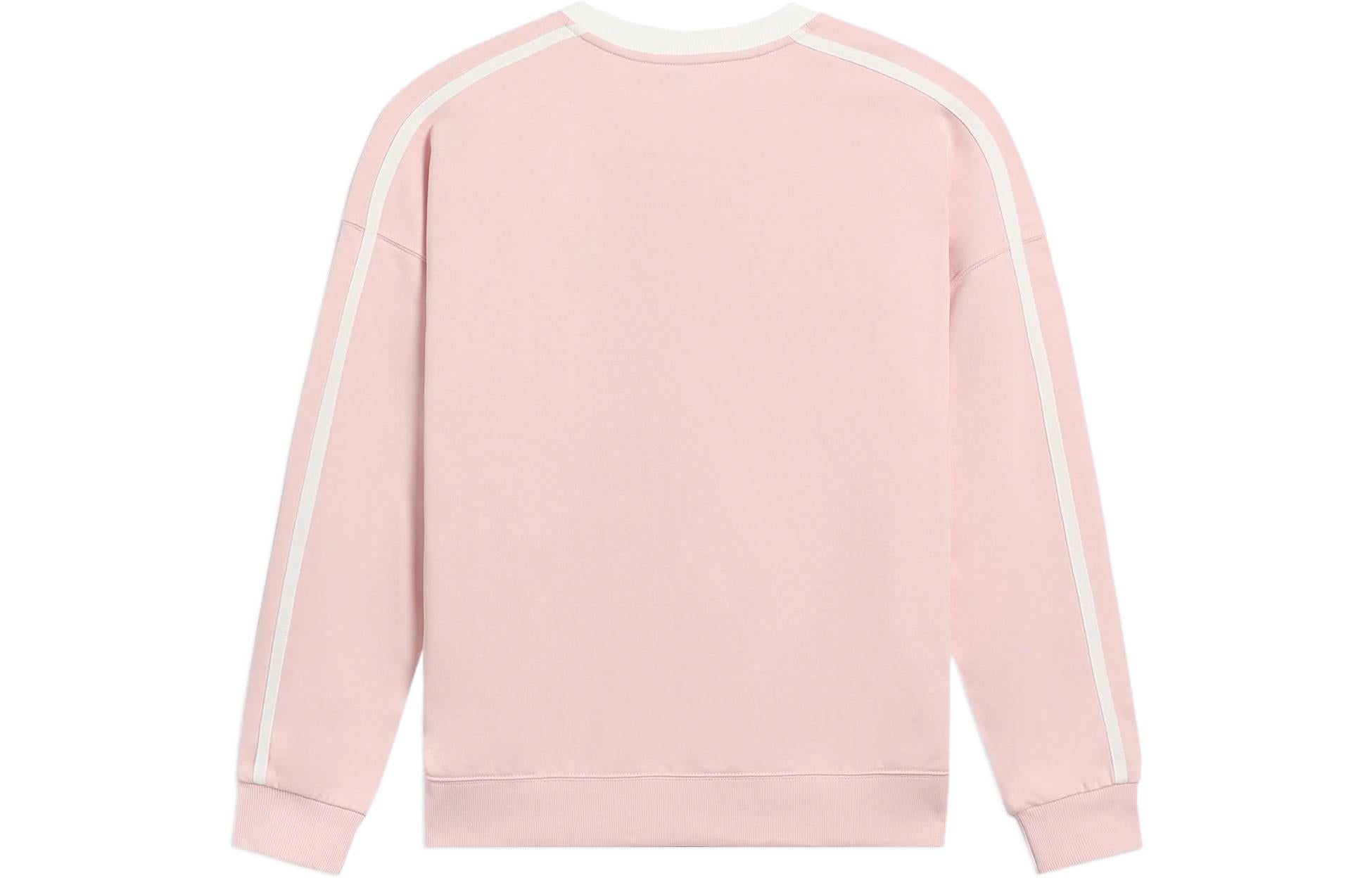 Li-Ning Striped Graphic Sweatshirt 'Pink White' AWDRD50-5 sold by KicksCrew product image thumbnail 2