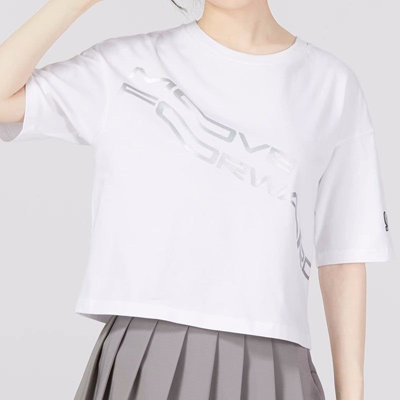 (WMNS) Adidas Neo Logo T-Shirts 'White' IA6757 sold by KicksCrew product image thumbnail 3