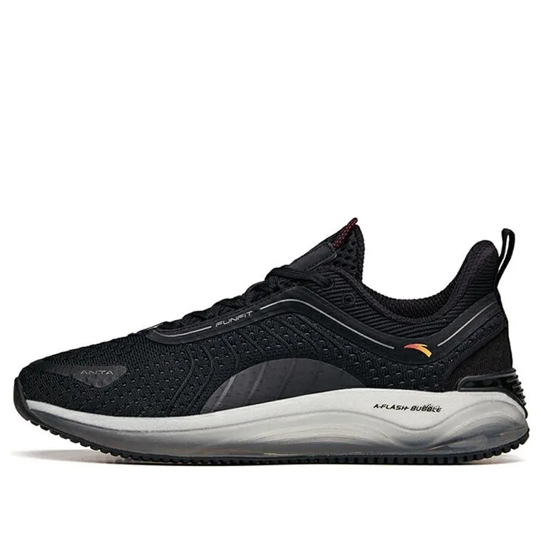 ANTA Running Series Sneakers 'Black Grey' 112135501-1 sold by KicksCrew