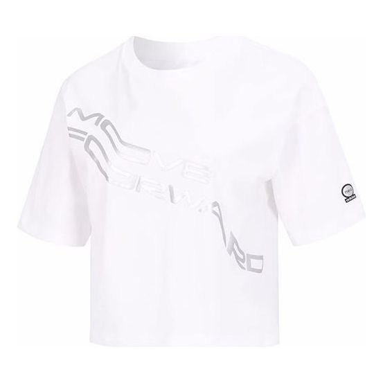 (WMNS) Adidas Neo Logo T-Shirts 'White' IA6757 sold by KicksCrew