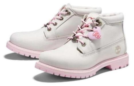 (WMNS) Timberland Women’s Nellie Chukka Double Waterproof Boot 'White Pink' A28H7143 sold by KicksCrew