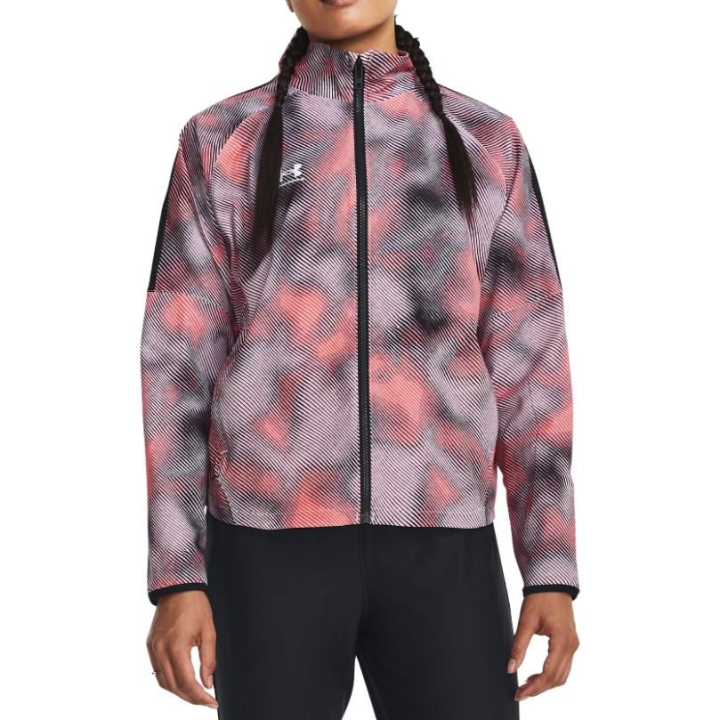 (WMNS) Under Armour Challenger Pro Printed Track Jacket 'Beta White' 1381051-628 sold by KicksCrew product image thumbnail 4