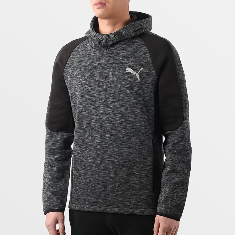Puma Evostripe Hoodie 'Grey Black White' 588663-01 sold by KicksCrew product image thumbnail 4
