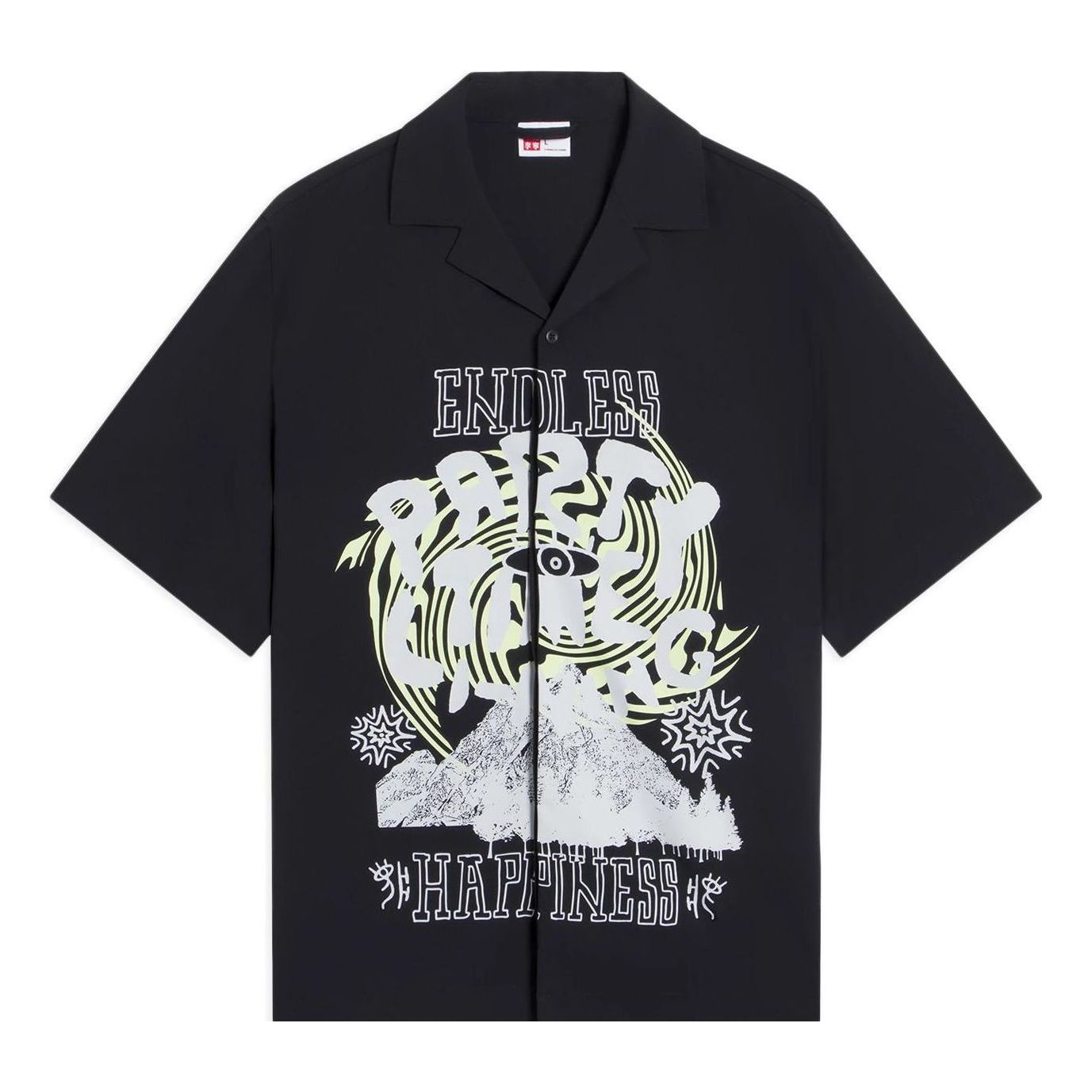 Li-Ning Endless Summer Festival Graphic Shirt 'Black' ASHS889-2 sold by KicksCrew