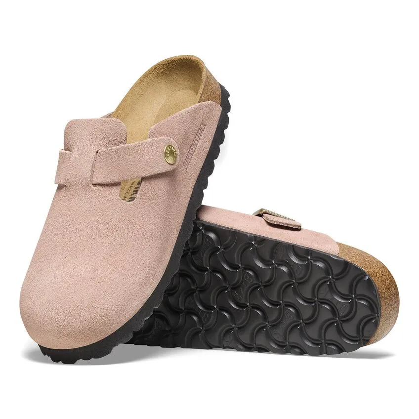 Birkenstock Boston Suede Leather Sandals 'Light Rose' 1026139 sold by KicksCrew product image thumbnail 4