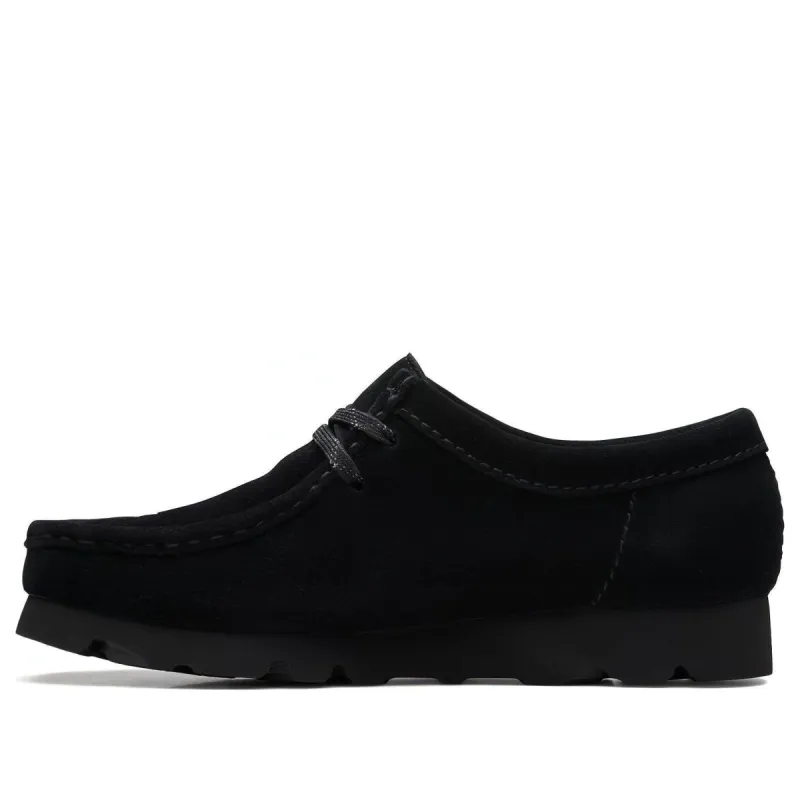 (WMNS) Clarks Wallabee Gore-Tex 'Black Suede' 26169024 sold by KicksCrew