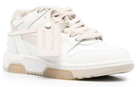 (WMNS) Off-White Out Of Office Low-Top Sneakers 'White Beige' OWIA259C99LEA0030161 sold by KicksCrew