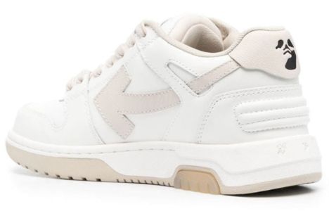 (WMNS) Off-White Out Of Office Low-Top Sneakers 'White Beige' OWIA259C99LEA0030161 sold by KicksCrew