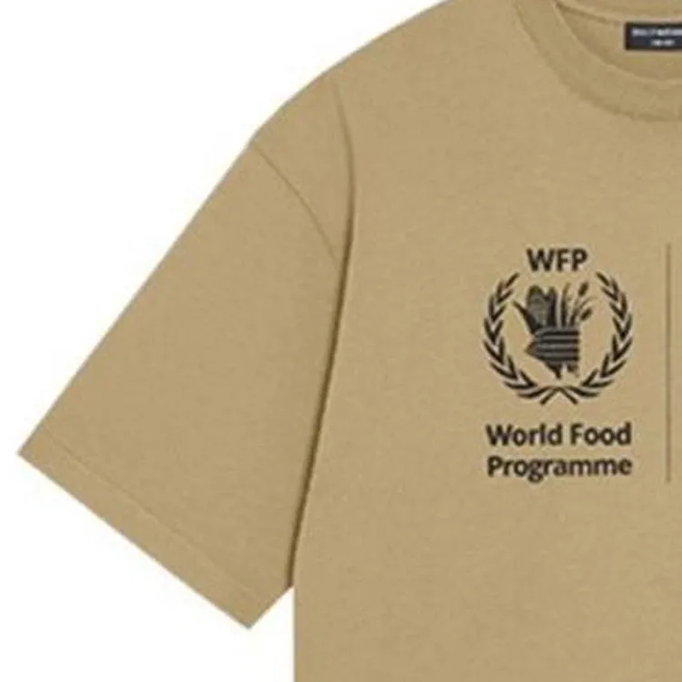 (WMNS) Balenciaga x World Food Program T-Shirt 'Beige' 612965THV849605 sold by KicksCrew product image thumbnail 2