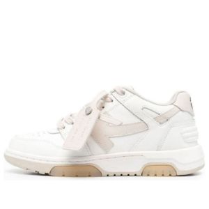 (WMNS) Off-White Out Of Office Low-Top Sneakers 'White Beige' OWIA259C99LEA0030161 sold by KicksCrew
