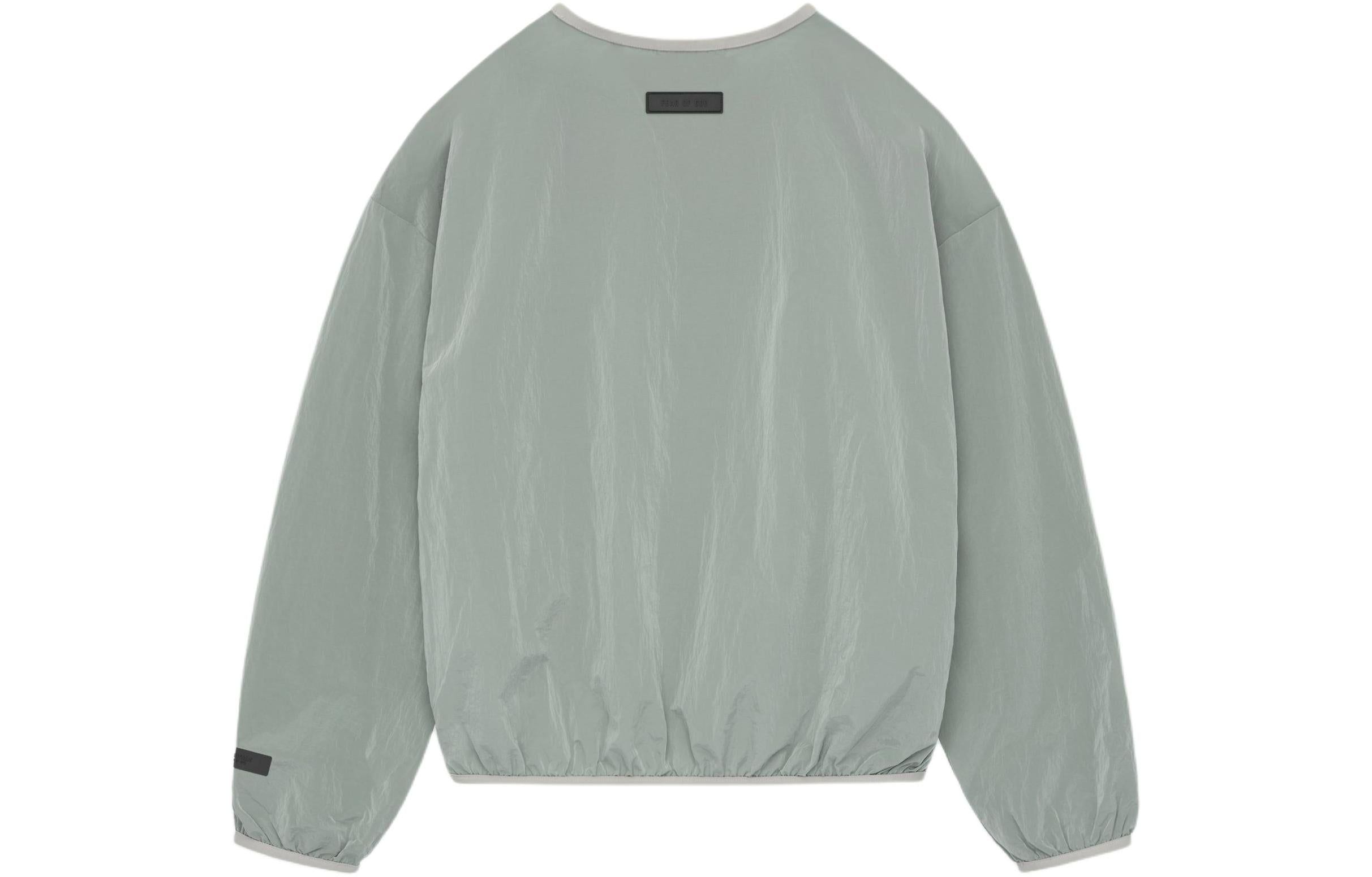 Fear of God Essentials SS24 Crinkle Nylon Pullover Crewneck 'Seal' 186SP244065F sold by KicksCrew product image thumbnail 3
