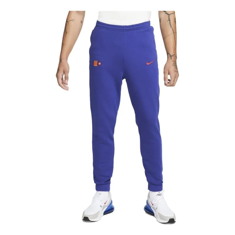 Nike FC Barcelona Fleece Joggers Pants 'Blue' FD1444-455 sold by KicksCrew
