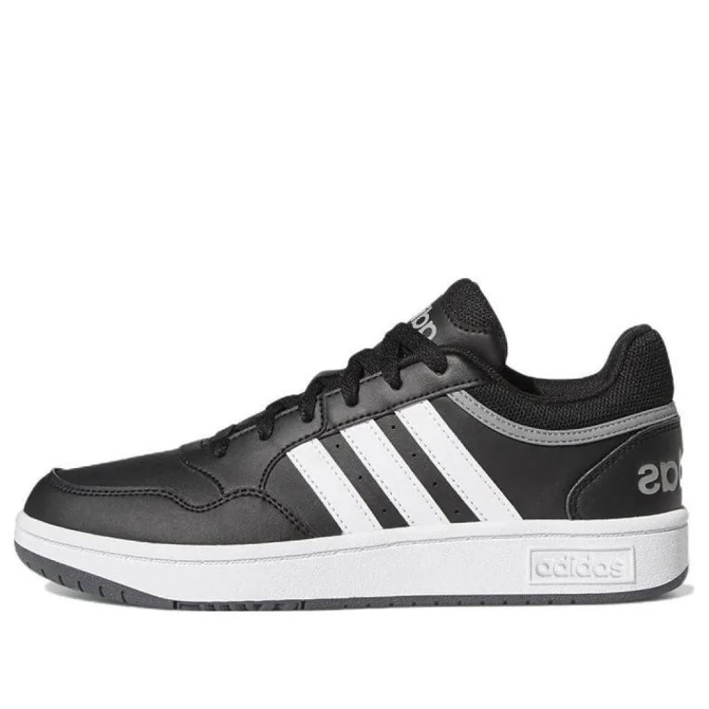 (WMNS) adidas neo Hoops 3.0 Low Classic 'Black Grey' GW3038 sold by KicksCrew