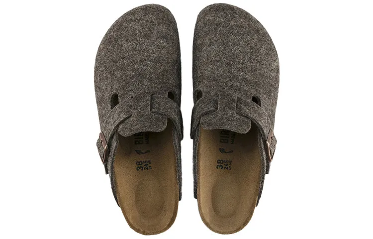 Birkenstock Boston Wool Felt Sandals 'Cacao' 0160583 sold by KicksCrew product image thumbnail 5
