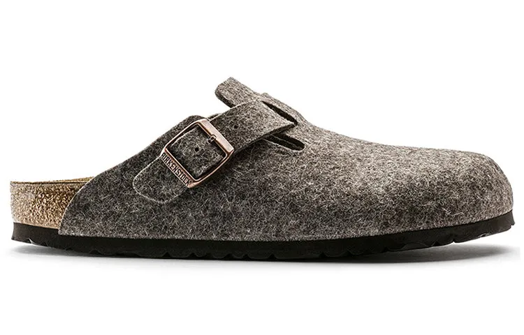Birkenstock Boston Wool Felt Sandals 'Cacao' 0160583 sold by KicksCrew product image thumbnail 2
