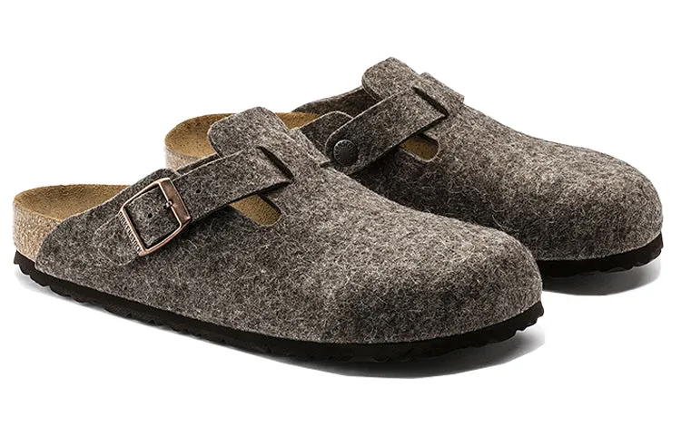 Birkenstock Boston Wool Felt Sandals 'Cacao' 0160583 sold by KicksCrew product image thumbnail 4