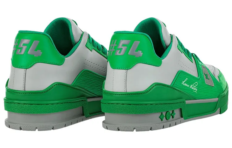 LOUIS VUITTON Trainer Sneakers 'Green Grey' 1AA6VF sold by KicksCrew product image thumbnail 3