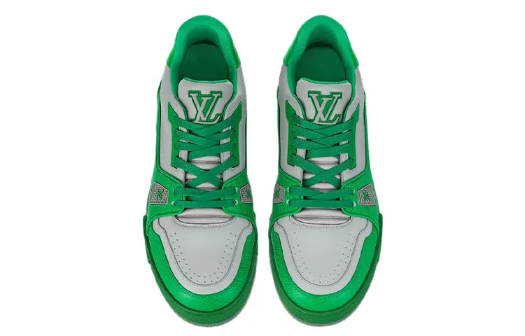LOUIS VUITTON Trainer Sneakers 'Green Grey' 1AA6VF sold by KicksCrew product image thumbnail 2