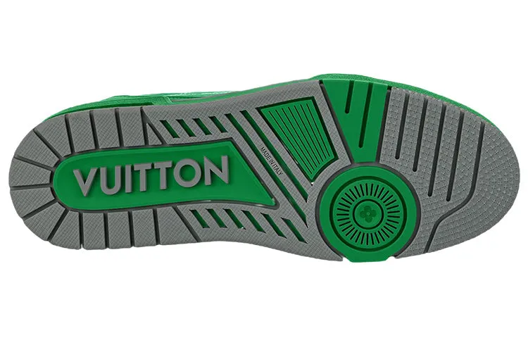 LOUIS VUITTON Trainer Sneakers 'Green Grey' 1AA6VF sold by KicksCrew product image thumbnail 4