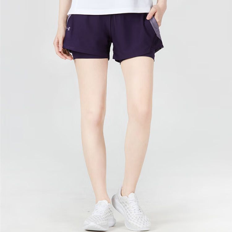 (WMNS) Under Armour Play Up 2In1 Short 'Purple' 1351981-570 sold by KicksCrew product image thumbnail 4