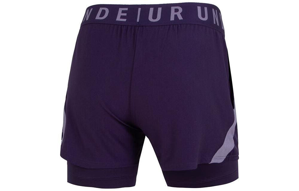 (WMNS) Under Armour Play Up 2In1 Short 'Purple' 1351981-570 sold by KicksCrew product image thumbnail 3