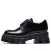 (WMNS) PRADA Monolith Brushed Calf Derby Shoes 'Black' 1E708L_B4L_F0002_F_A055 sold by KicksCrew