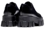 (WMNS) PRADA Monolith Brushed Calf Derby Shoes 'Black' 1E708L_B4L_F0002_F_A055 sold by KicksCrew