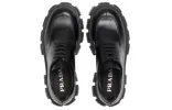 (WMNS) PRADA Monolith Brushed Calf Derby Shoes 'Black' 1E708L_B4L_F0002_F_A055 sold by KicksCrew