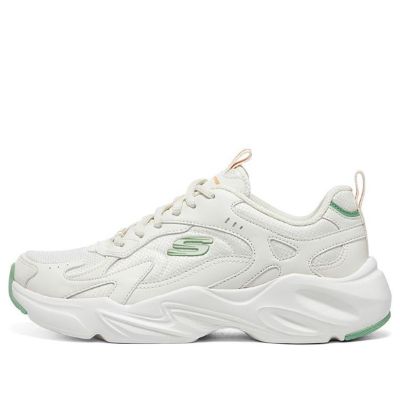 (WMNS) Skechers Casual Sport Shoes 'White Green' 896270-NTMT sold by KicksCrew