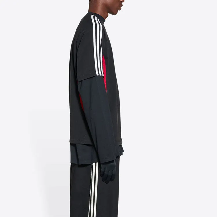 Balenciaga x adidas T-Shirt Medium Fit 'Black Red' 712401TNVA61003 sold by KicksCrew product image thumbnail 5