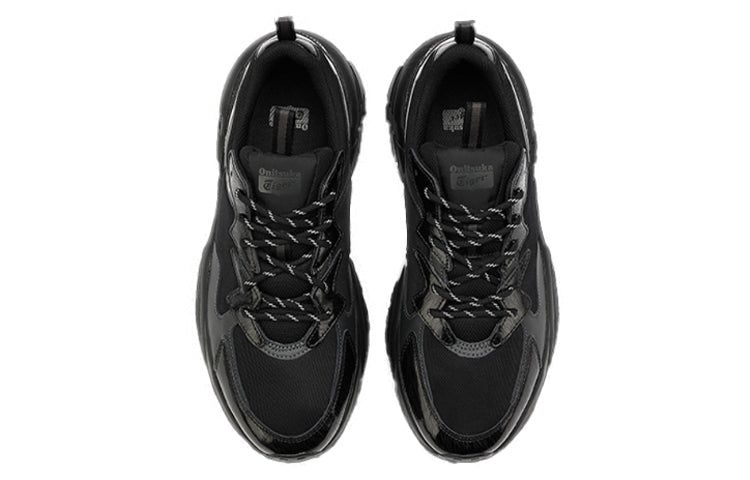 Onitsuka Tiger Pleaker Shoes 'Black White' 1183B900-001 sold by KicksCrew product image thumbnail 4