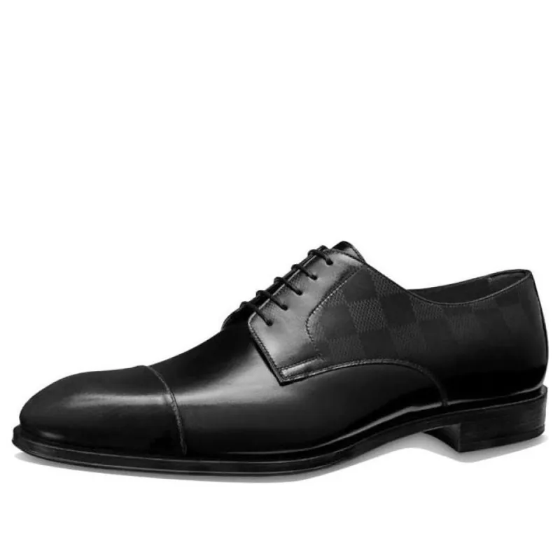 LOUIS VUITTON Minister Derby Shoes 'Black' 1A5V0Z sold by KicksCrew