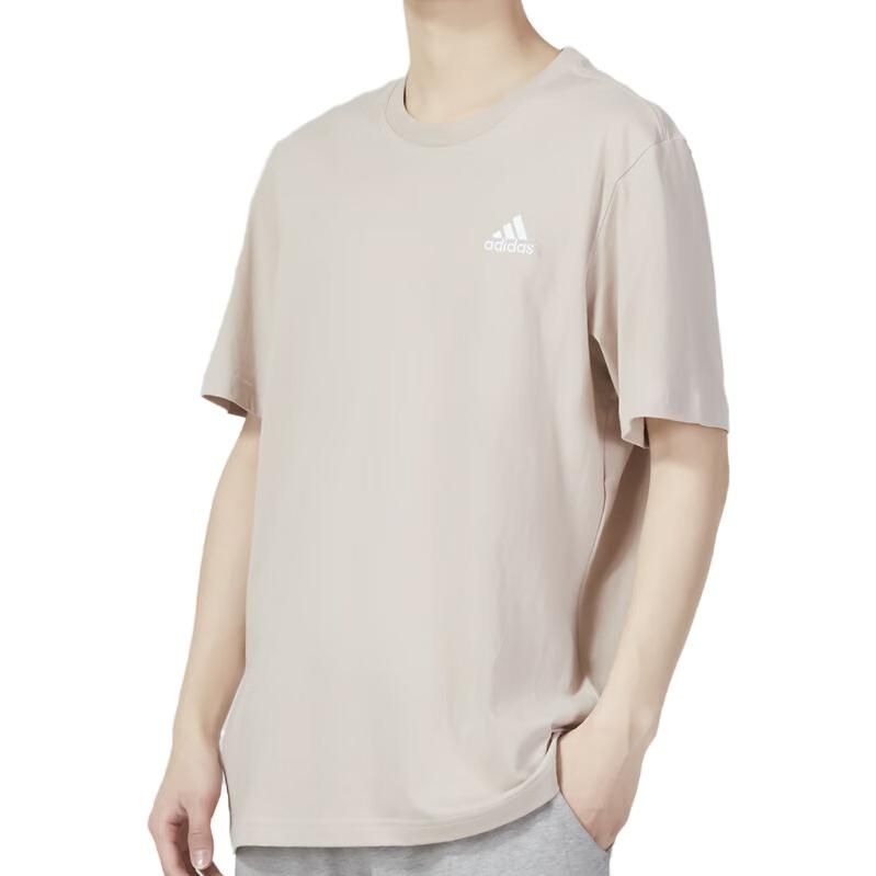 adidas Essentials Single Jersey Embroidered Small Logo T-shirt 'Wonder Taupe' IC9296 sold by KicksCrew product image thumbnail 3