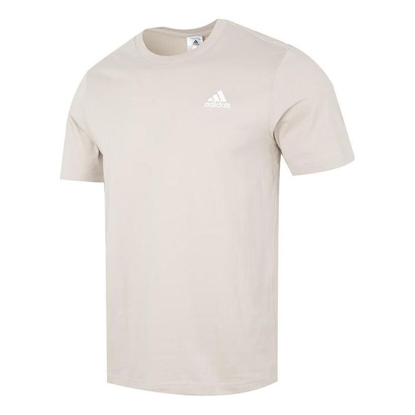 adidas Essentials Single Jersey Embroidered Small Logo T-shirt 'Wonder Taupe' IC9296 sold by KicksCrew