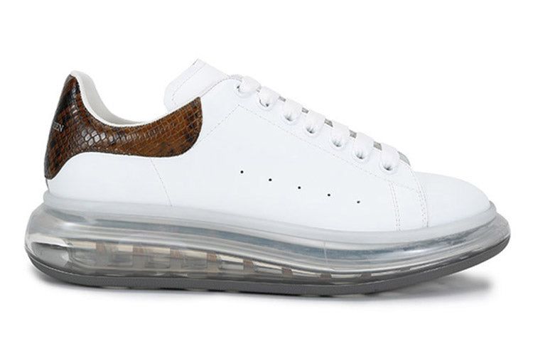 Alexander McQueen Oversized Transparent Sole Sneaker 'White Brown Crocodile' 645872WHZ4P9311 sold by KicksCrew product image thumbnail 2