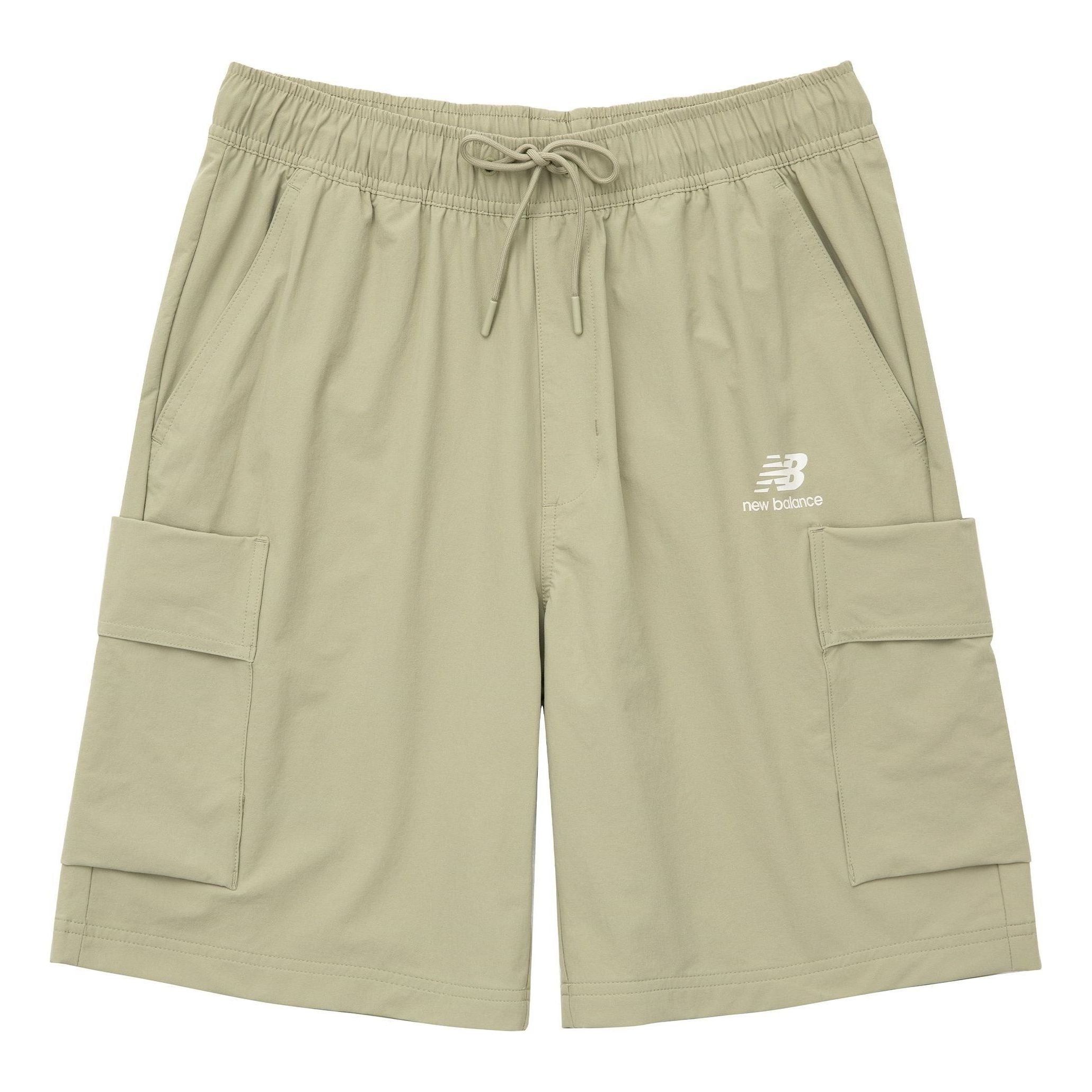 New Balance NBX Holiday Woven Pocket Shorts 'Beige' AMS32370-FUG sold by KicksCrew