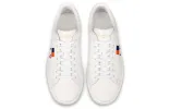LOUIS VUITTON Luxembourg Sneakers 'White Orange' 1A57U4 sold by KicksCrew