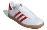 adidas Gazelle Leather 'White Red Gum' IH0377 sold by KicksCrew