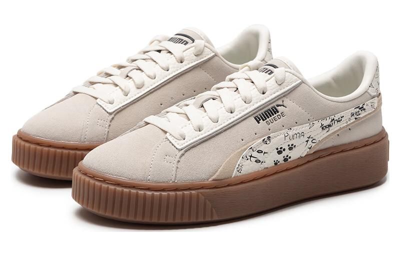 (WMNS) PUMA Suede Platform Draw 'Beige White' 395904-01 sold by KicksCrew product image thumbnail 2