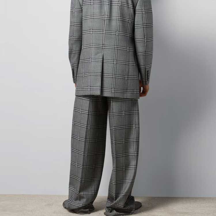 Gucci Horsebit Check Wool Tailored Pant 'Grey Black' 680704-ZAOPD-1016 sold by KicksCrew product image thumbnail 4