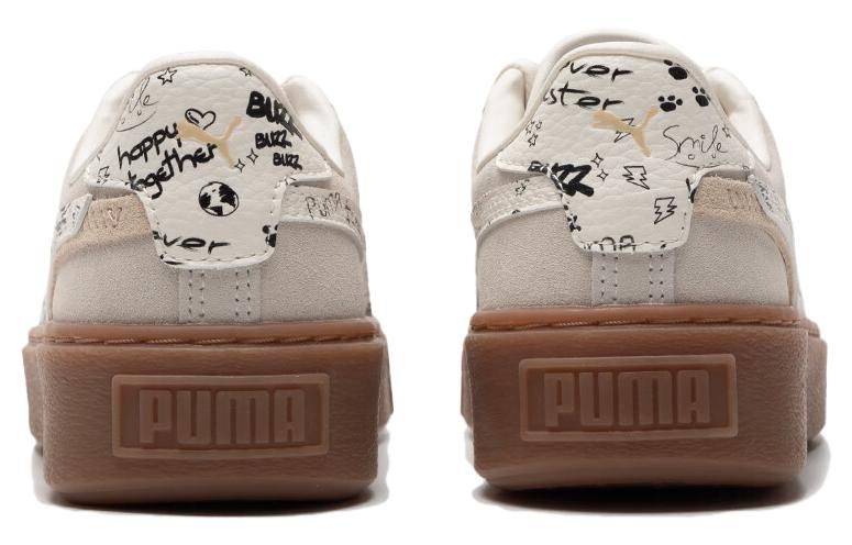 (WMNS) PUMA Suede Platform Draw 'Beige White' 395904-01 sold by KicksCrew product image thumbnail 3