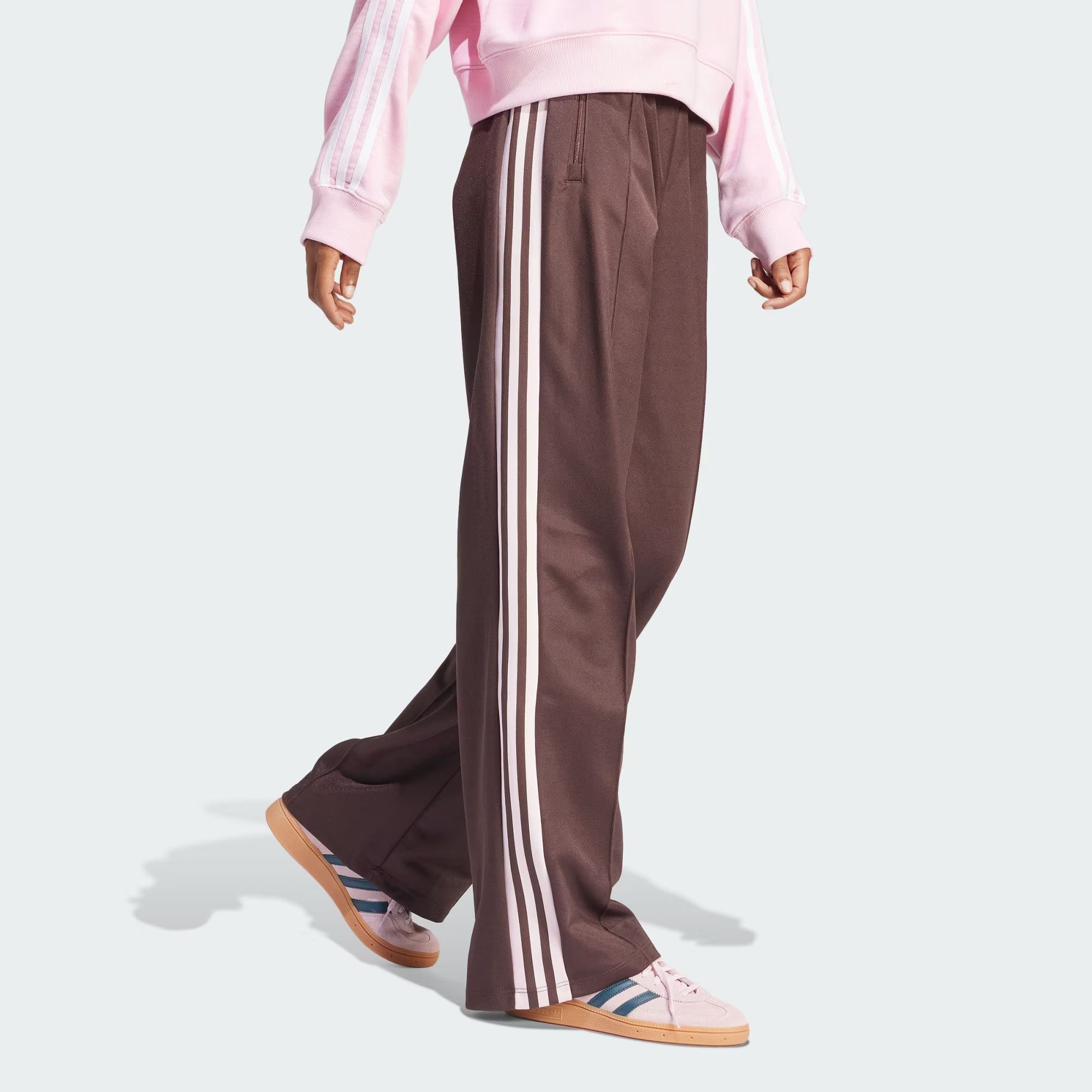 (WMNS) adidas originals Beckenbauer Track Suit Pants 'Brown' IR6093 sold by KicksCrew product image thumbnail 4