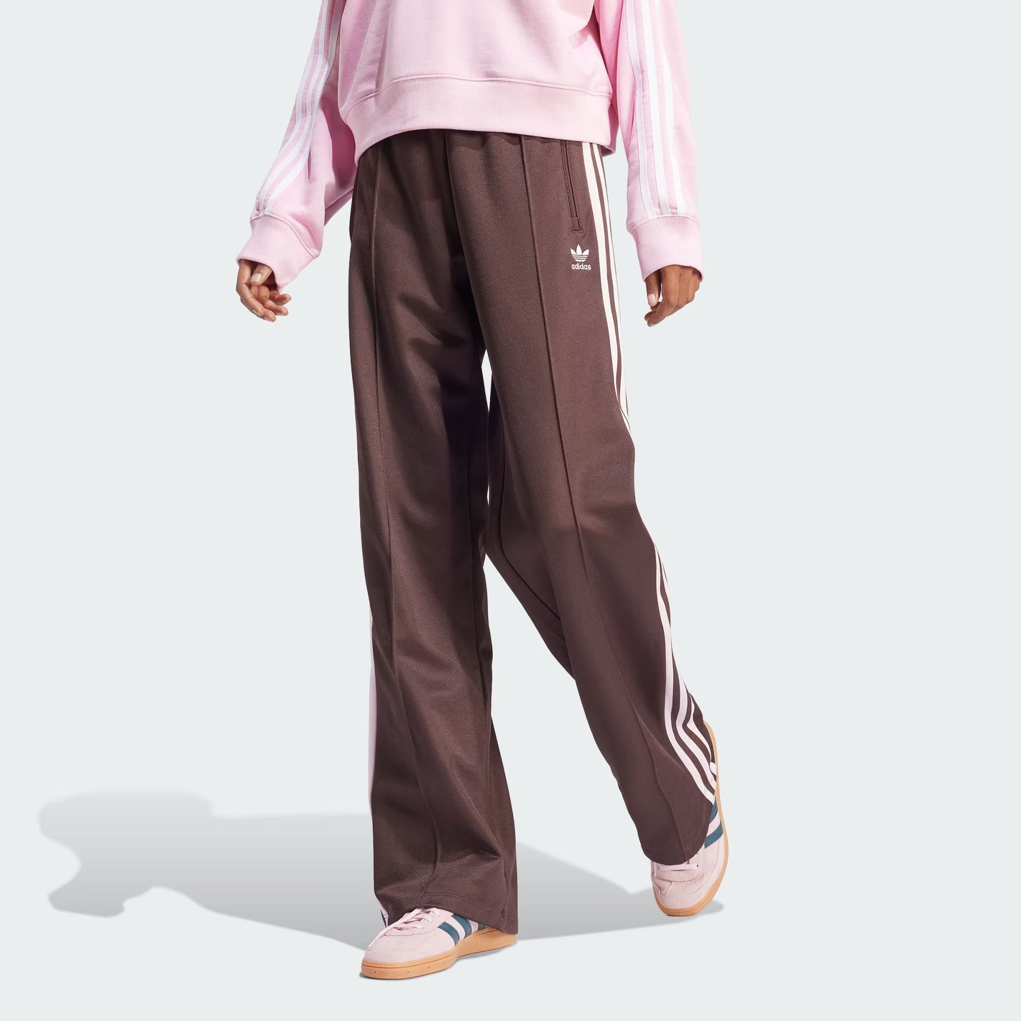 (WMNS) adidas originals Beckenbauer Track Suit Pants 'Brown' IR6093 sold by KicksCrew product image thumbnail 2