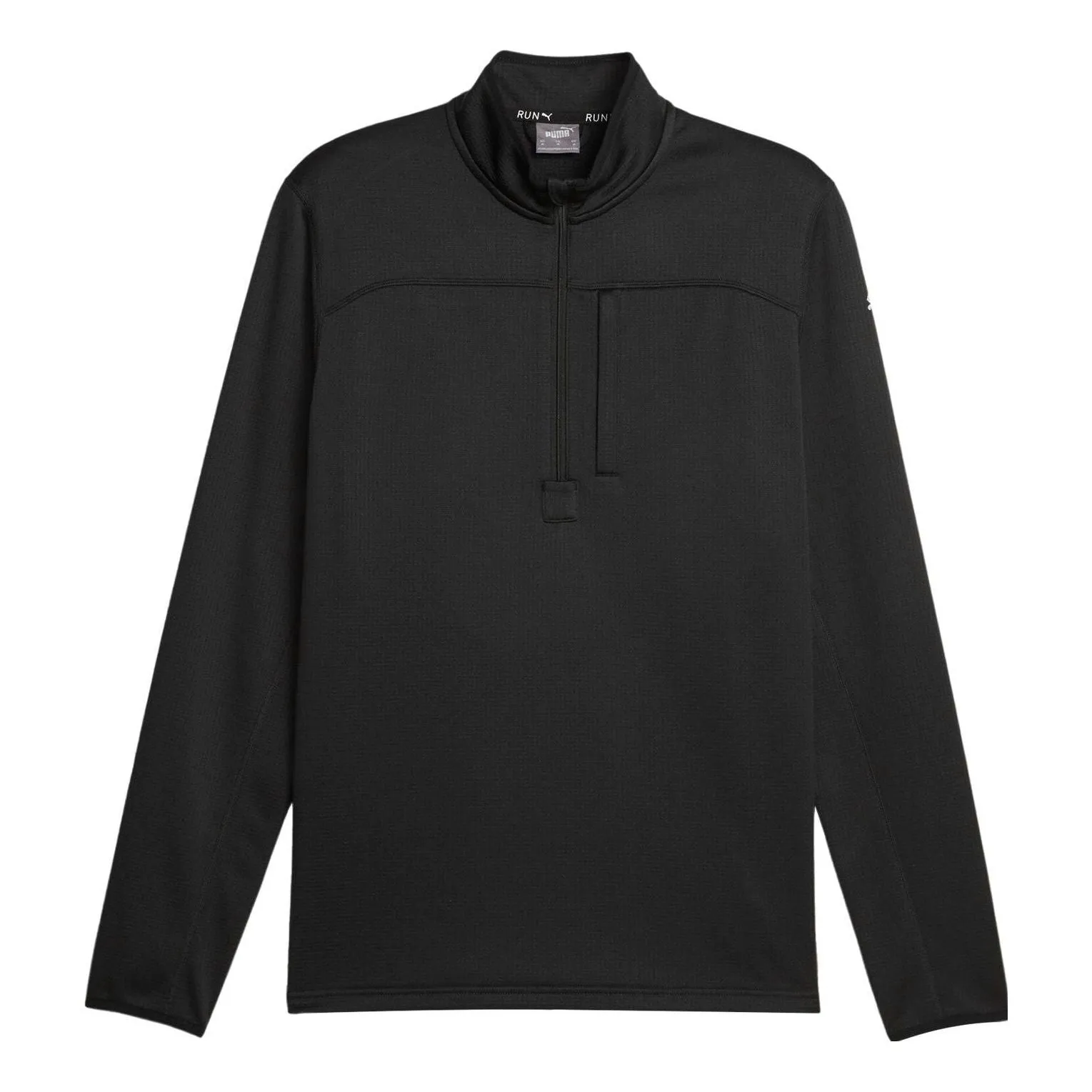 PUMA Run Microfleece 1/2 ZIP Sweater 'Black' 524628-01 sold by KicksCrew