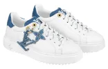(WMNS) LOUIS VUITTON Time Out Sneakers 'White with Denim Blue' 1ABB4R sold by KicksCrew