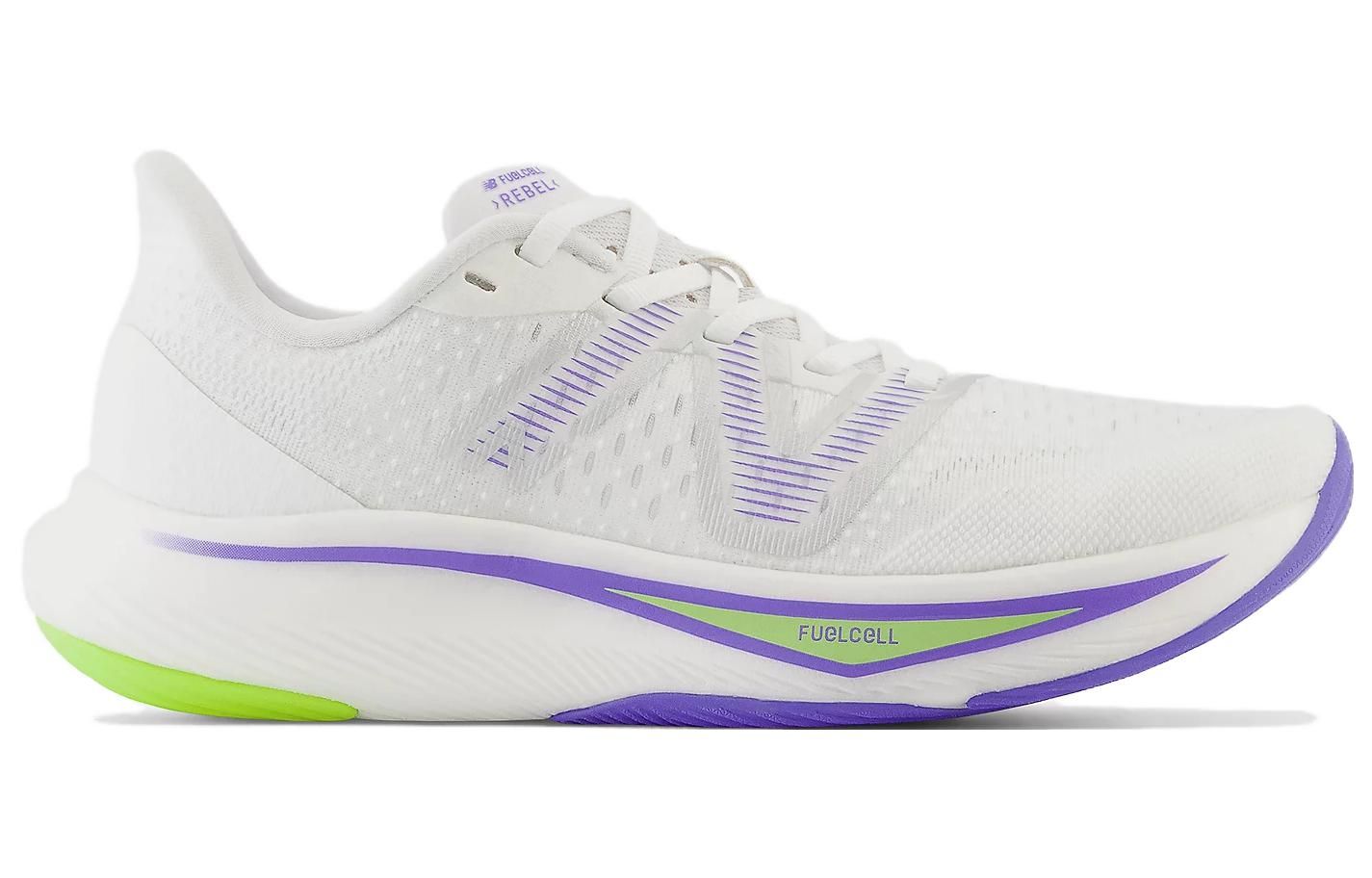 (WMNS) New Balance FuelCell Rebel v3 'White Electric Indigo' WFCXCC3 sold by KicksCrew product image thumbnail 2