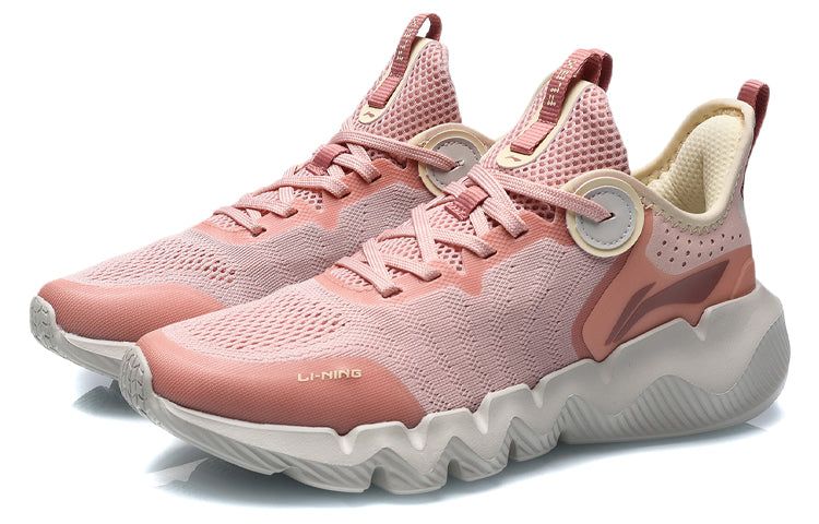 (WMNS) Li-Ning Flex 'Pink Orange White' ARKR006-3 sold by KicksCrew product image thumbnail 4